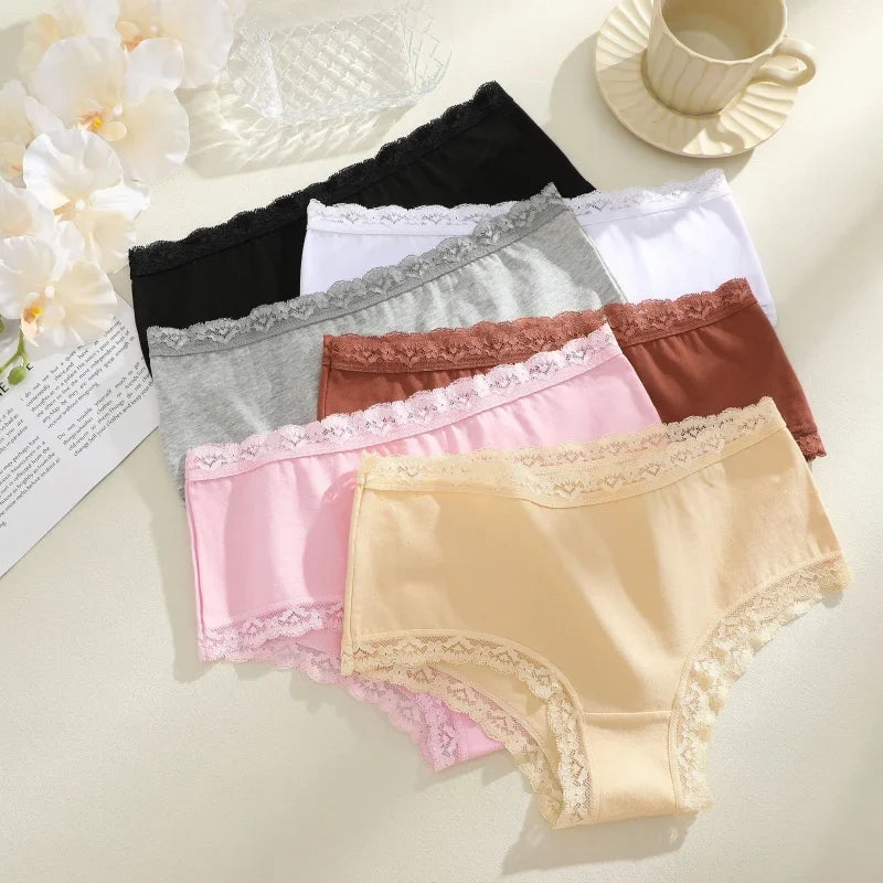 Women's Seamless Cotton Briefs Women Panties Solid Color Breathable Underwear Female Low Waist Soft Lingerie S-XXL
