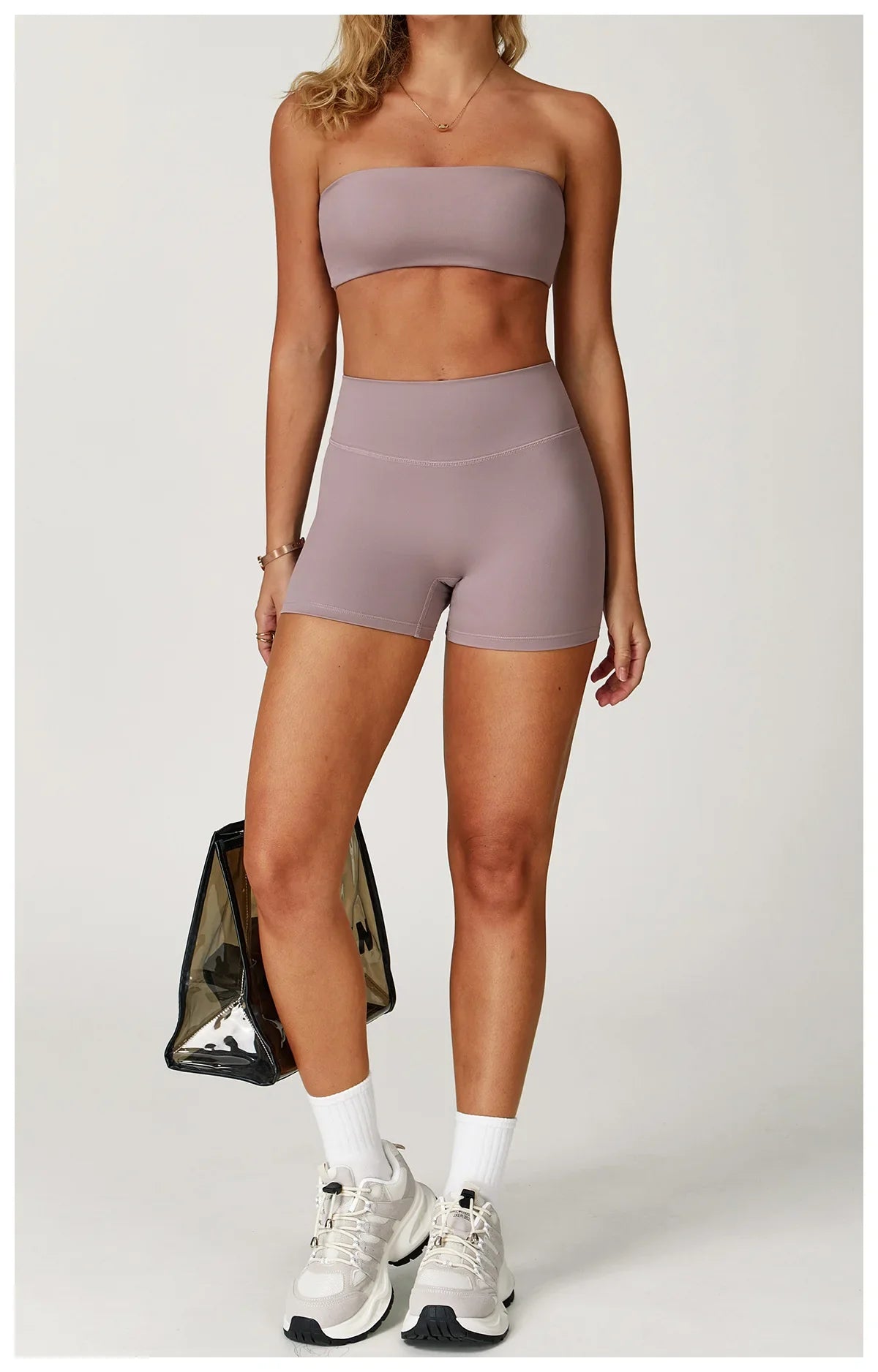 Yoga Set 2PCS Fitness Suit Women's Tracksuit Sportswear Workout Sports Bra High Waist Leggings Gym Clothing Sports Shorts Suits