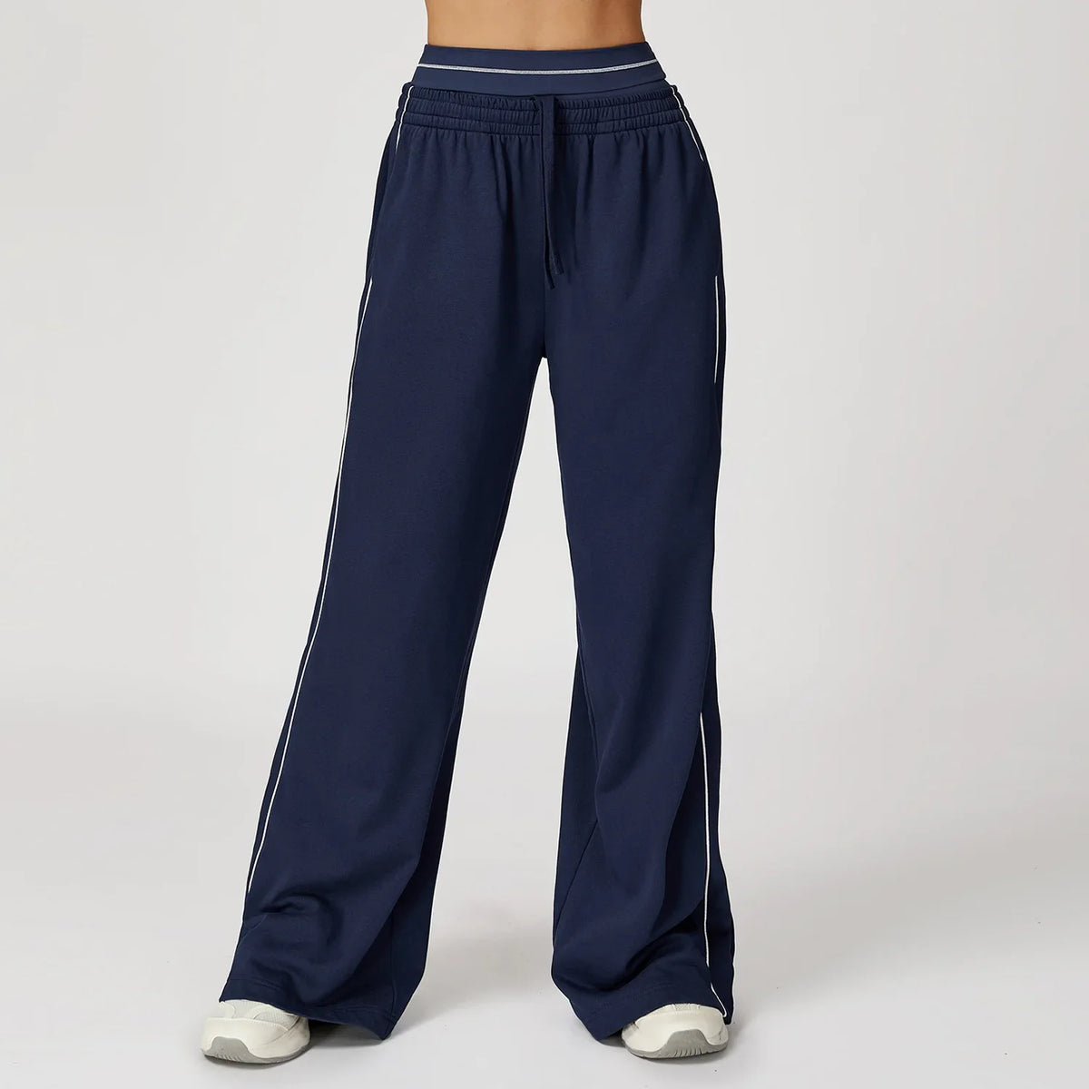 Sports Pants Women Loose High Waist Wide Leg Pants Gym Fitness Yoga Leggings Female Workout Running Cycling Pants Athletic Wear