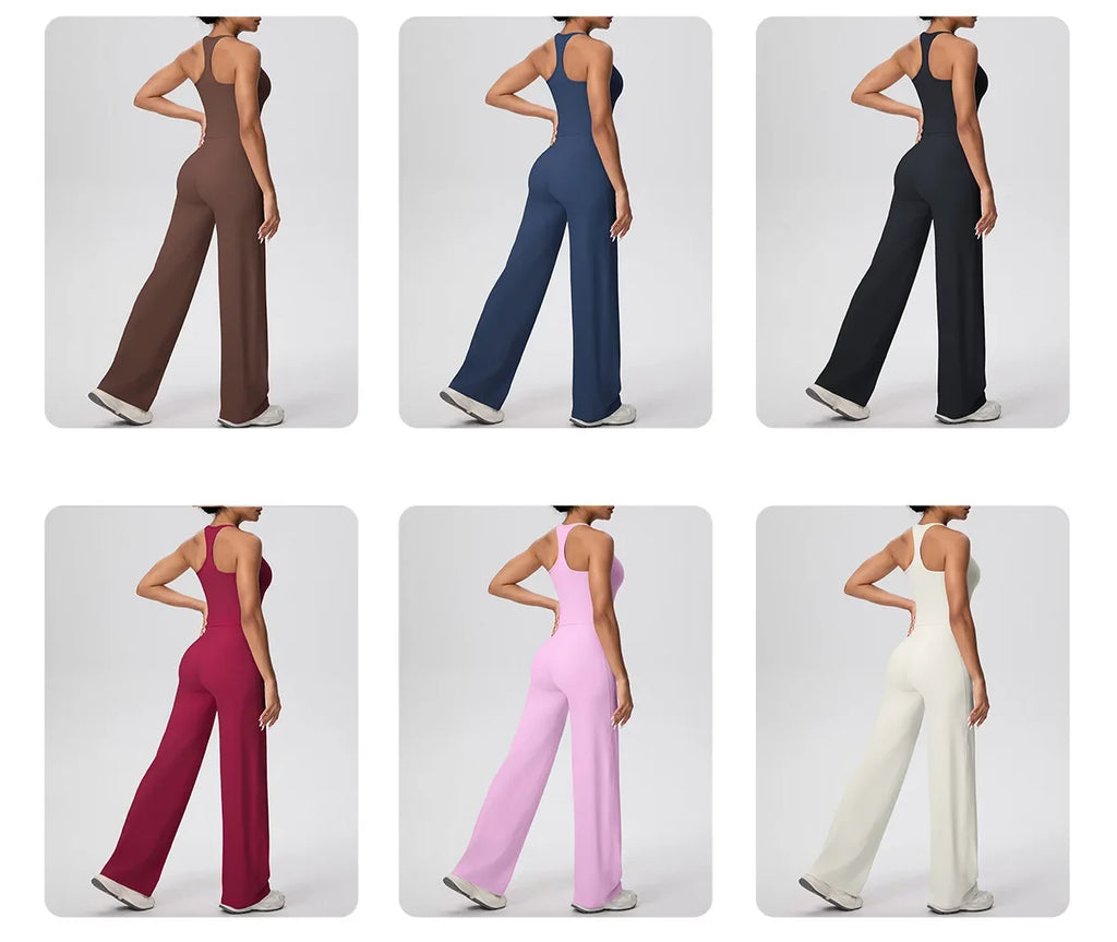 Yoga Set 2PCS Women Tracksuit Nude Feeling Workout Sets Gym Clothes Push Up Fitness Running Sportswear Sport Vest Leggings Suit