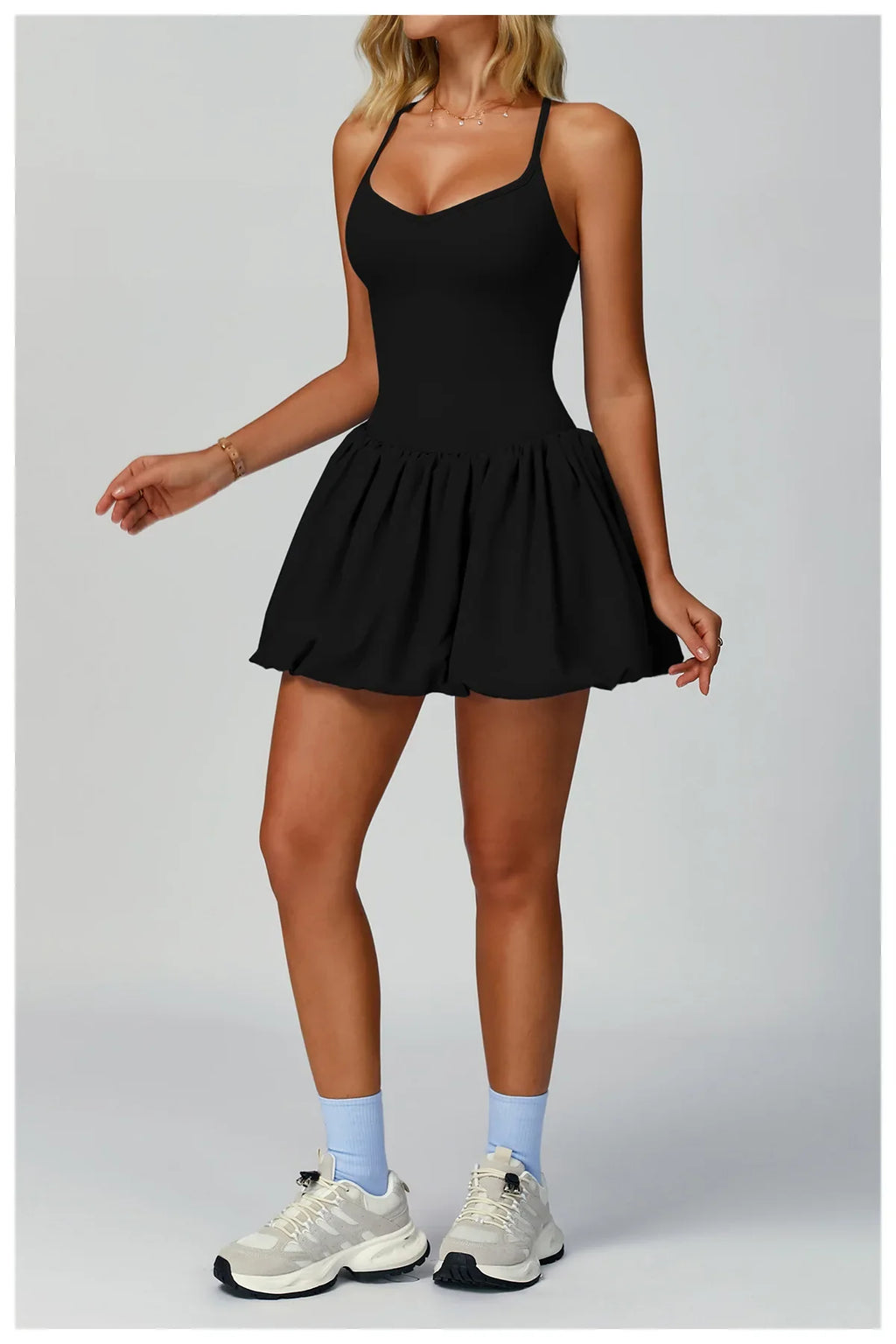 Rompers Women Yoga Jumpsuit Set Sexy Anti Glare One-Piece Jumpsuit Dance Ballet Sports Dress Gym Push Up Running Tennis Sports