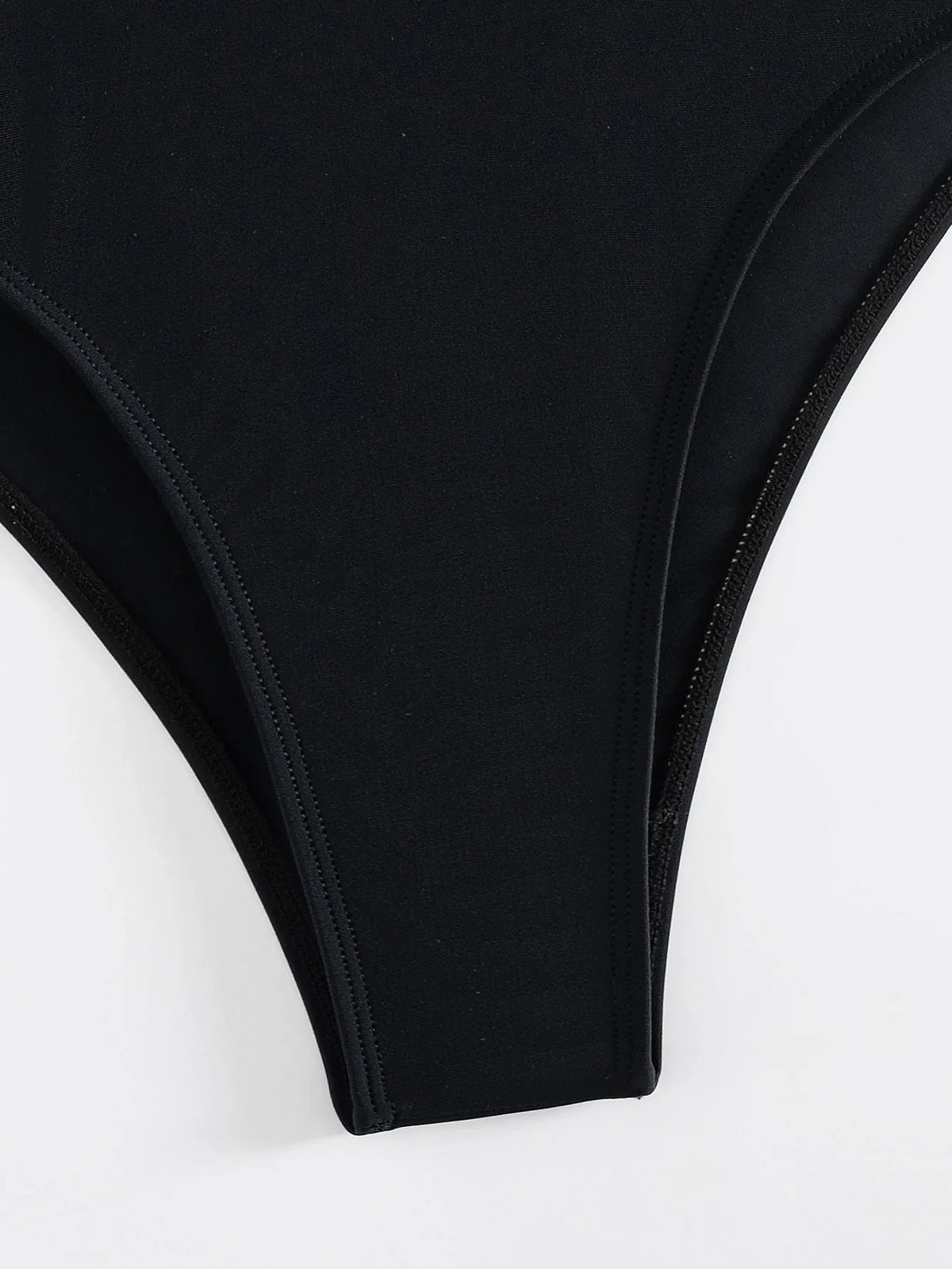 Sexy Black One Piece Swimsuit 2025 Women Hollow Out Backless Cross Slim High Waist Bikini Beach Bathing Suit Holiday Monokini