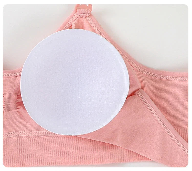 Nursing women's Wire-free Front Buckle Pregnant Bra Plus Size Nursing Adjustable Push-up Bra Underwear Plus Up