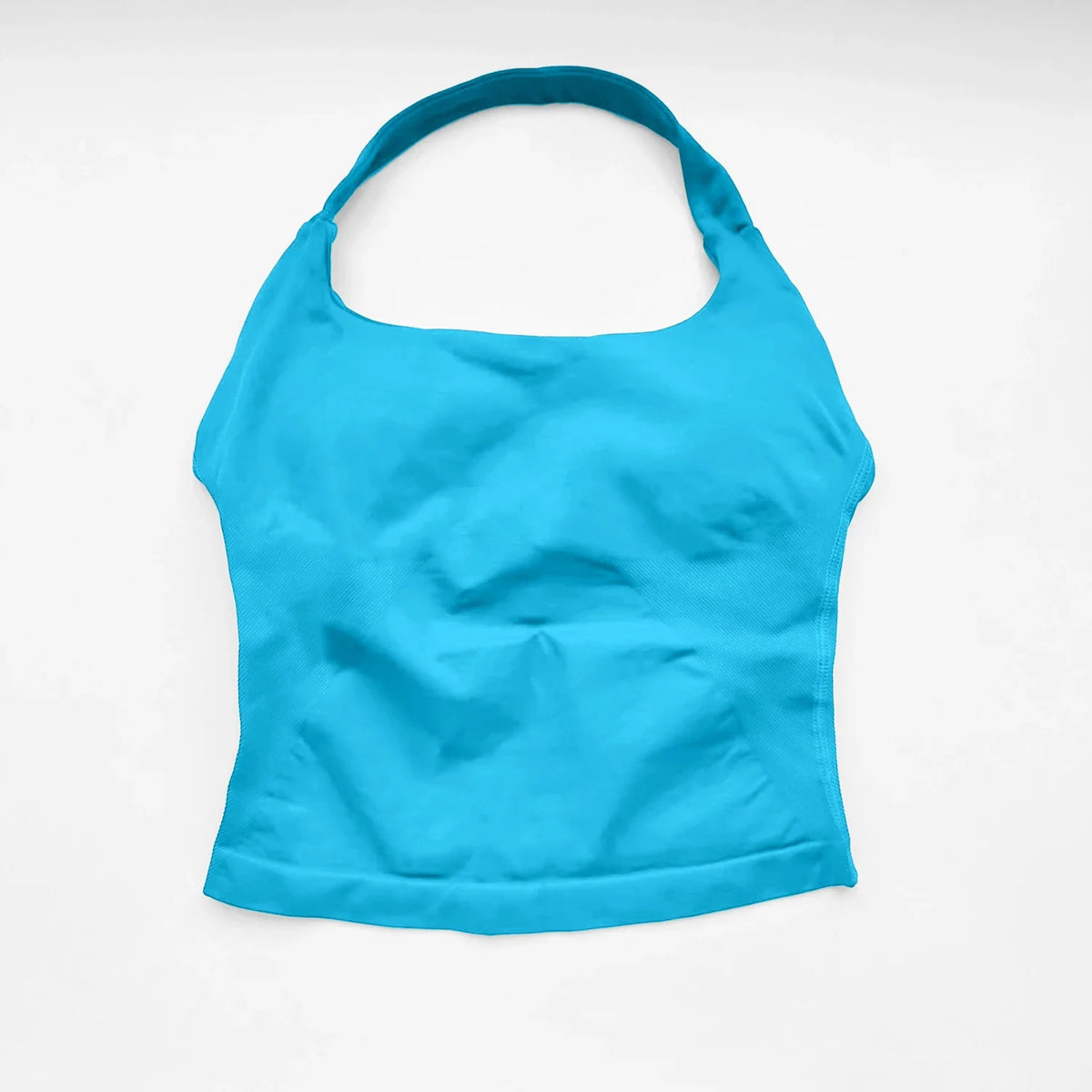 NCLAGEN Fitness Halter Top Woman Gym Clothes Removable Chest Pad Yoga Tank Push-up Sports Bra Workout Activewear Pilates vest