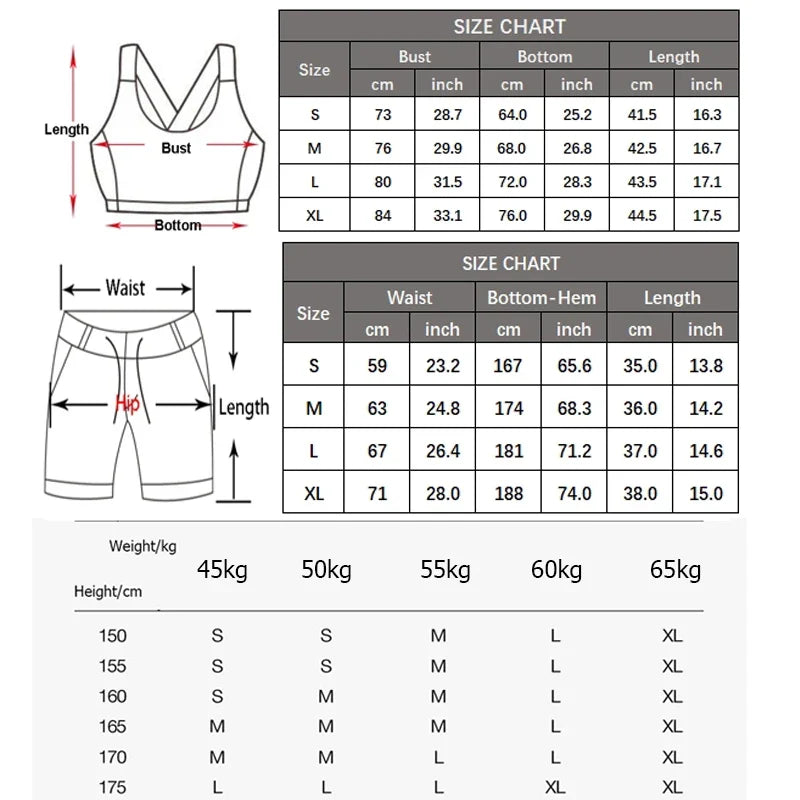 2PCS Women Tracksuit Yoga Set Gym Bra Sports Short Skirt Workout Sportswear Running Tennis Clothing Gym Wear Athletic Sport Suit