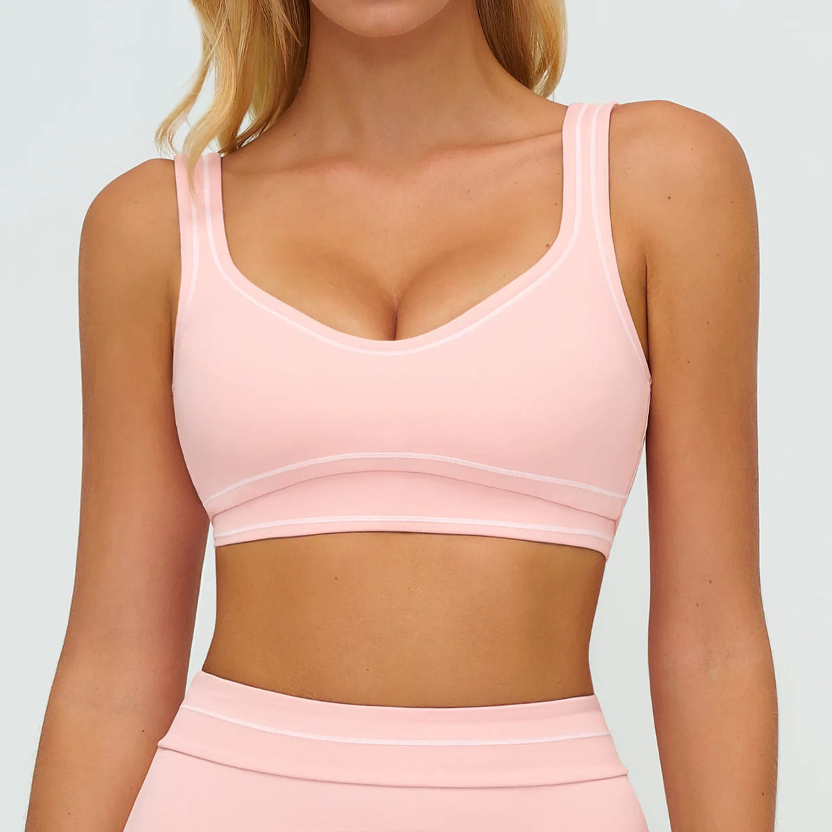 Breathable Sports Bra Women Shockproof Fitness Tops Push Up Gym Crop Top Brassiere Sport Bras Gym Workout Top Summer Yoga Bra