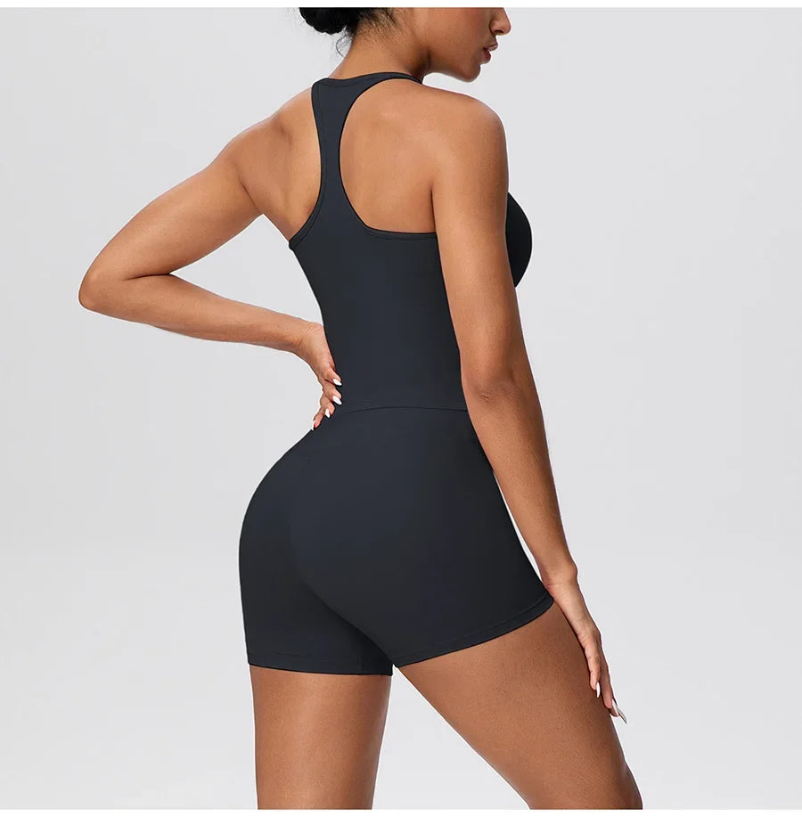 New 2Pcs Yoga Sets Naked Feel Women Workout Fitness Gym Clothes High Waist Yoga Shorts And Sports Bra Impact Shorts Workout Sets