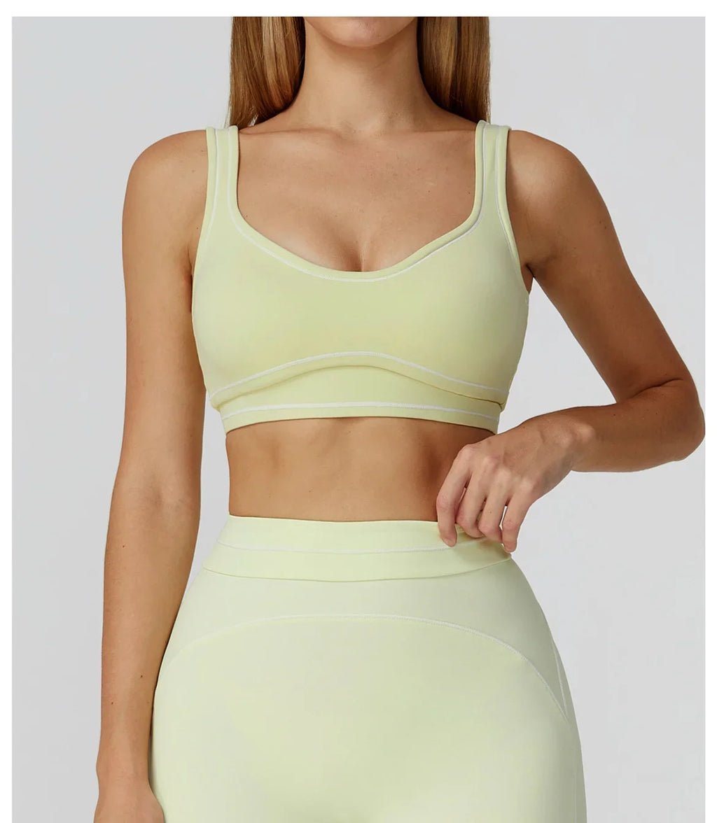 2026 Yoga Bra Women Sports Bra Top Push Up Fitness Underwear Sport Tops Women Breathable Running Vest Bralette Gym Wear Female