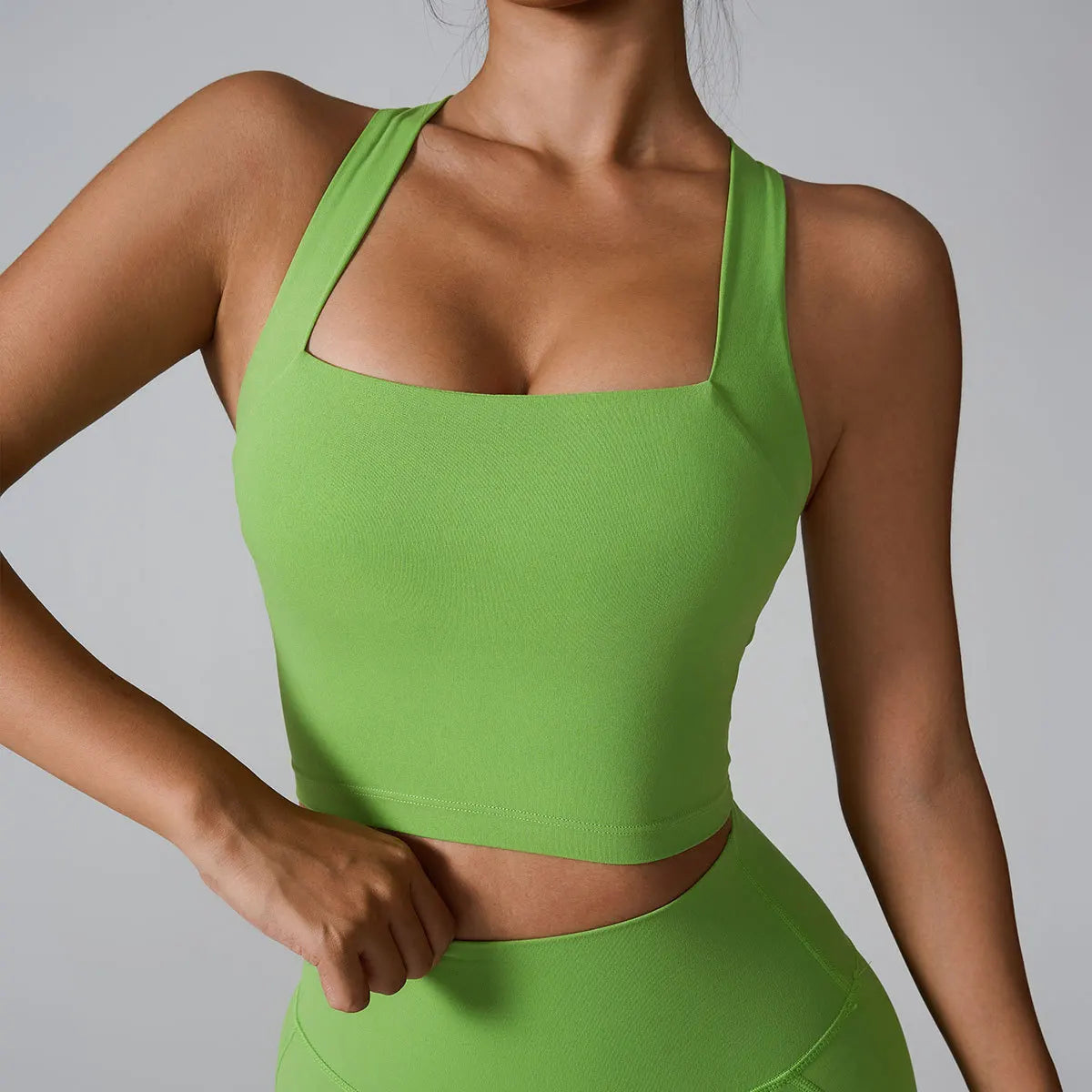 Women's Sports Bra Top Tight Elastic Gym Sport Vest Yoga Bras Crop Top Yoga Clothes Stretch Sports Underwear
