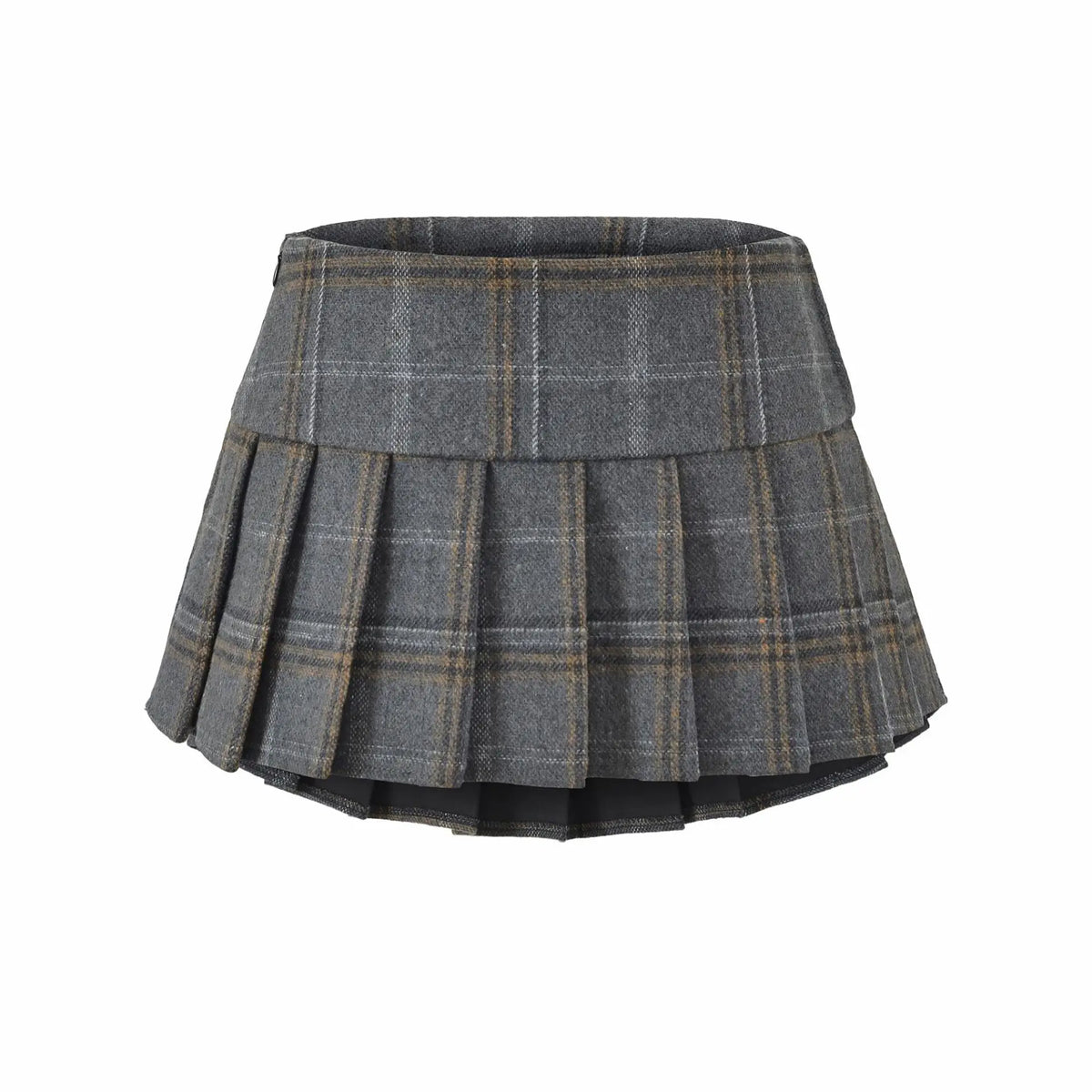New American Style Pure Desire Hot Girl Plaid JK Waist Pleated Skirt Plaid Half Skirt For Woman Pure Desire Casual Elegant Z3SX