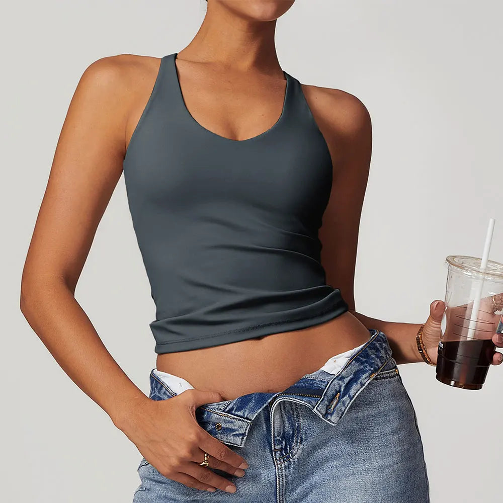 mikeyoga Breathable Sports Bra Fitness Top Women Underwear Yoga Bra Shockproof Crop Top Push Up Vest Sport Bra Gym Workout Top