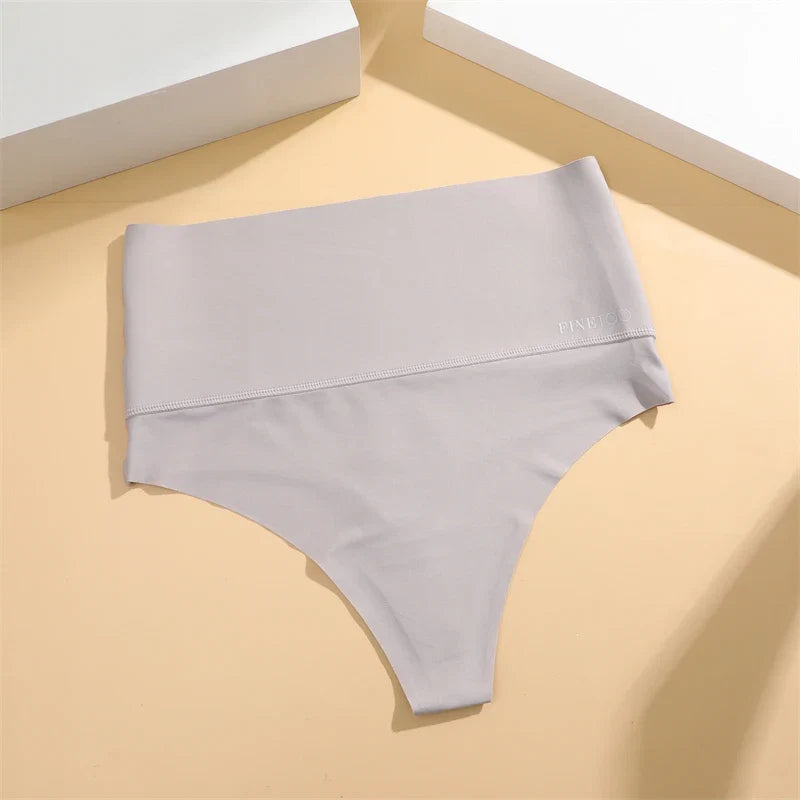 Women Seamless Bodysuit Bikini High WaistShapewear Tummy Control T-Back Thongs Female Slimming Waist Trainer Underwear G-string