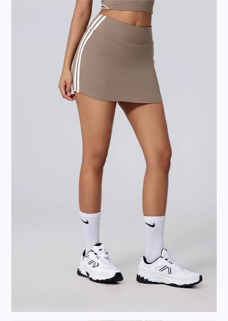 Women Vest Tank Top Tennis Suit Fitness Yoga Set Casual Outdoor Short Skirt Running Golf Gym Suit Female Breathable Sportswear