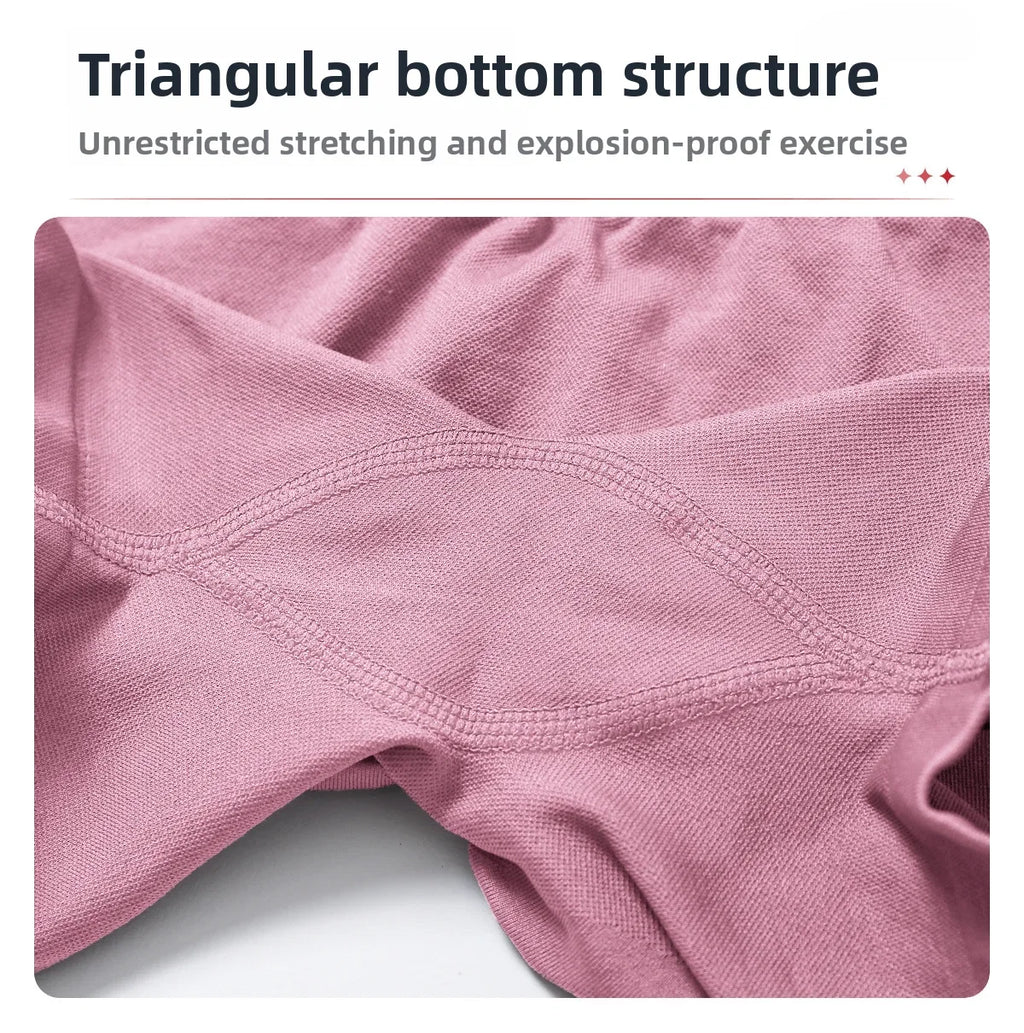 High Waist Shorts Seamless Yoga Shorts Workout Fitness Lift Peach Butt Fitness Tight Gym Running Body Shaper Pants Ribbed Shorts