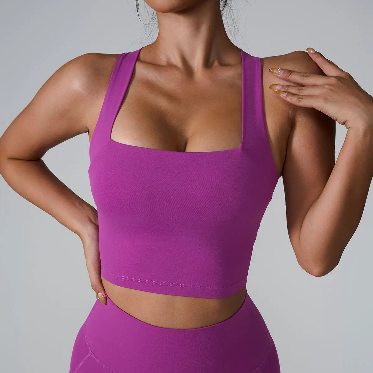 Women's Sports Bra Top Tight Elastic Gym Sport Vest Yoga Bras Crop Top Yoga Clothes Stretch Sports Underwear