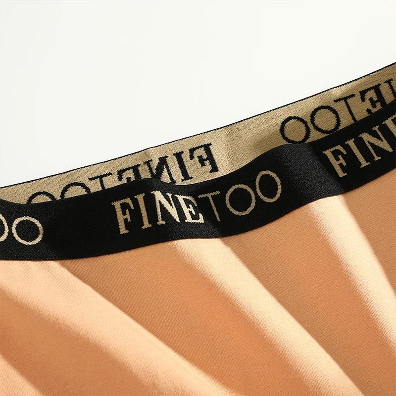 Finetoo 3Pcs/Set Women's Seamless Cotton Briefs Women Plus SizePanties Breathable Underwear Female Low Waist Soft Lingerie S-XXL