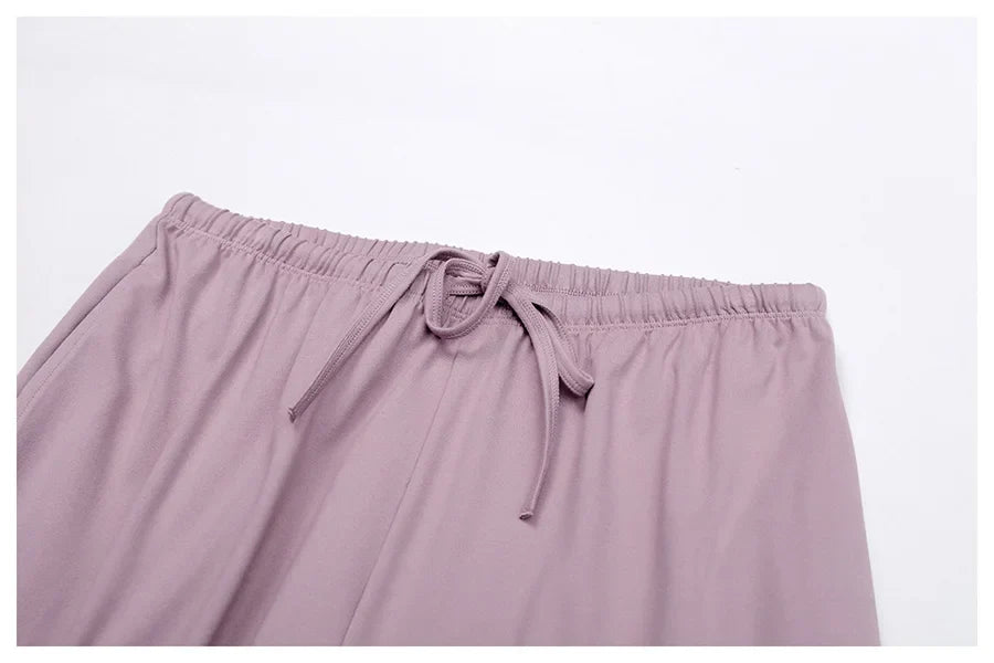 New Women Yoga Set 2/3 Pieces Long sleeves Workout Tracksuit Sportswear Gym Clothing Wide-leg sport pants Fitness Sports Suit