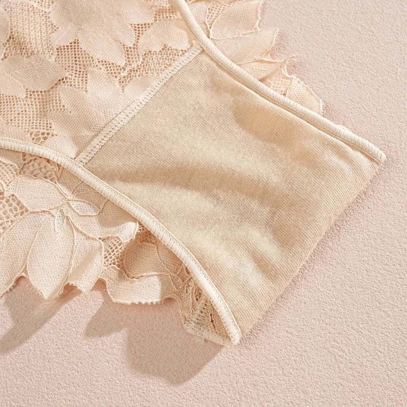New Sexy Floral Lace Underwear Panties Sets Hollow Out See-Through Romantic Lingerie Underwear Sexy Women Panties S-XL