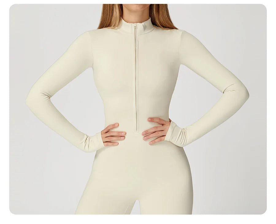 Women's Short Tracksuit Yoga Set One-Piece Jumpsuit Workout Fitness Suit Sportswear Gym Workout Clothes Fitness Stretch Bodysuit