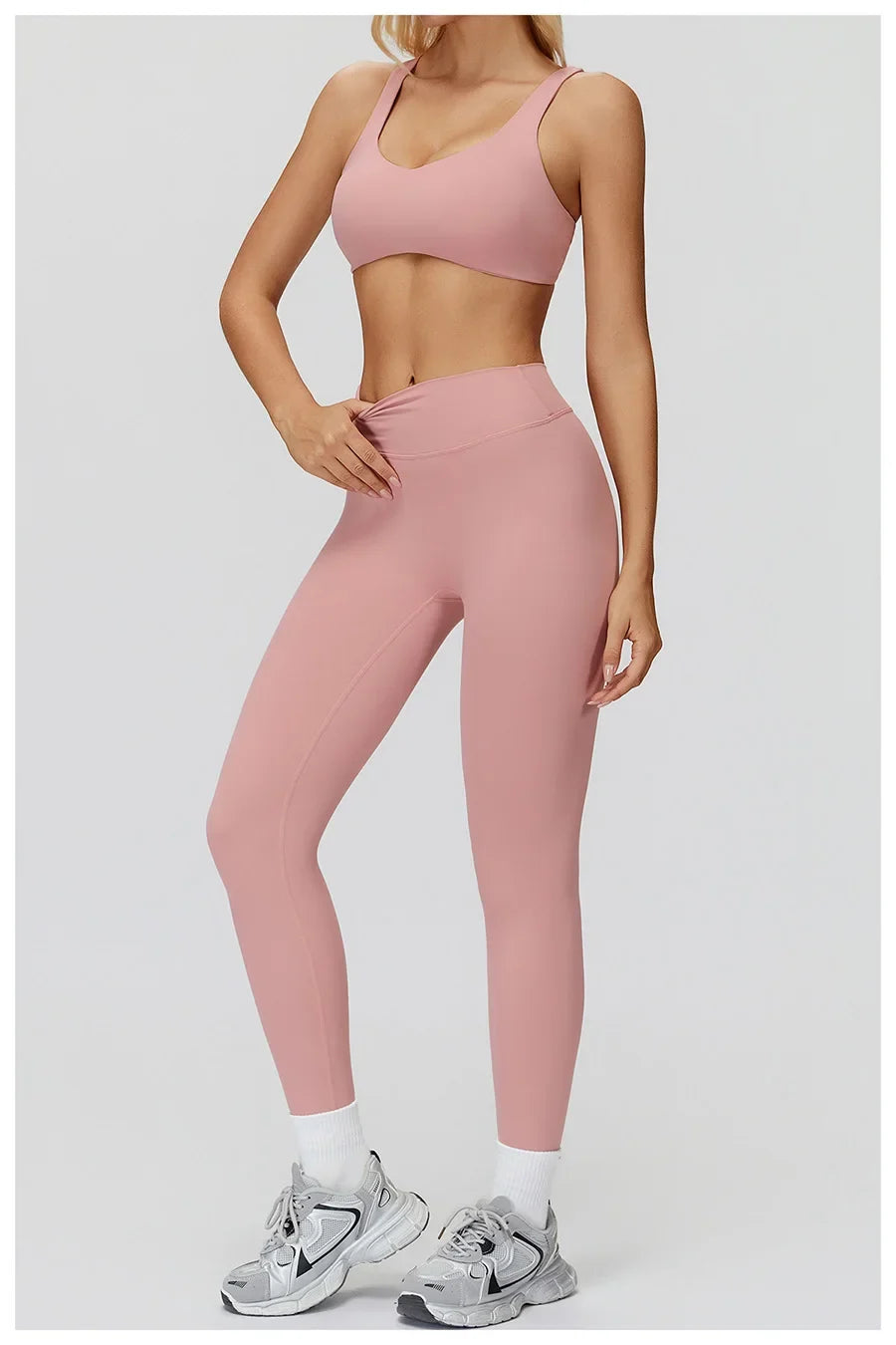 Women Yoga Suit Tracksuit Sports Bra High Waist Legging Shorts Outfit Gym Set Fitness Running Workout Clothes Push Up Sportswear