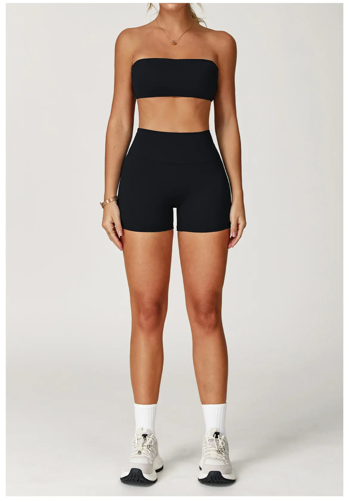Yoga Set 2PCS Fitness Suit Women's Tracksuit Sportswear Workout Sports Bra High Waist Leggings Gym Clothing Sports Shorts Suits