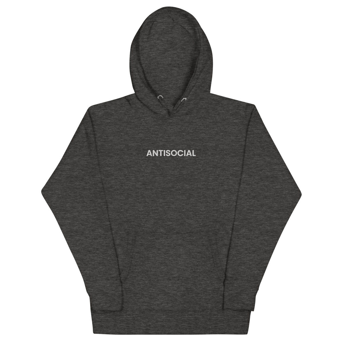 Antisocial Embroidered Hoodie