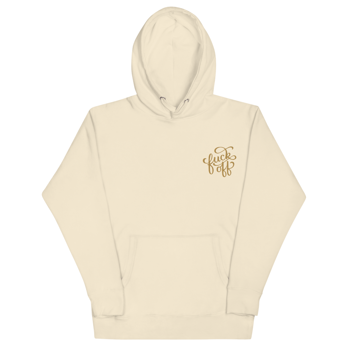 Fuck Off Embroidered Hoodie