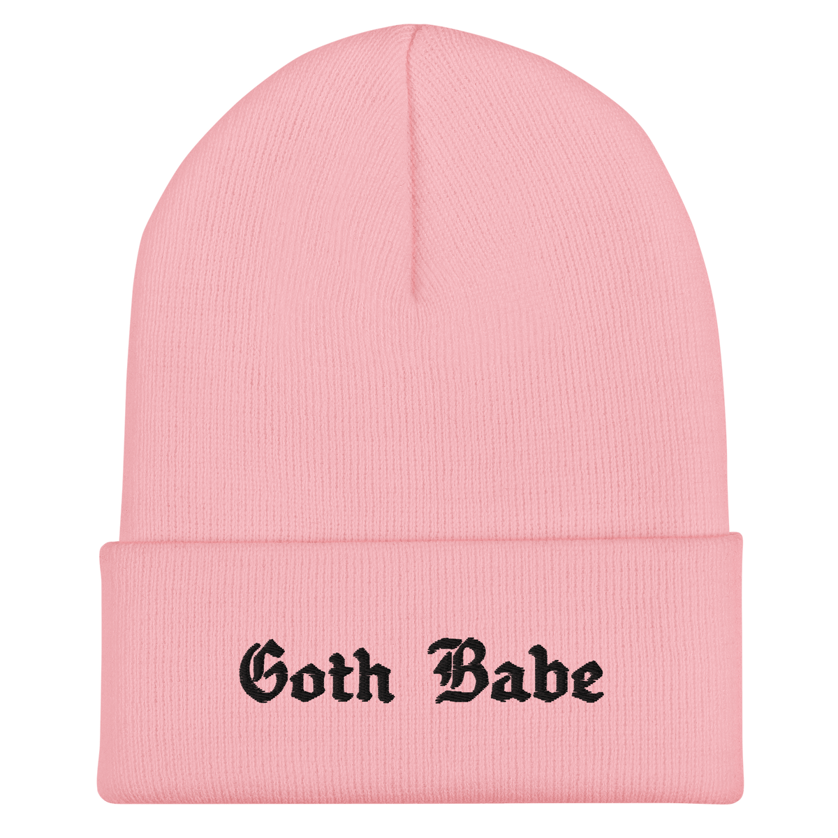 Goth Babe Cuffed Beanie