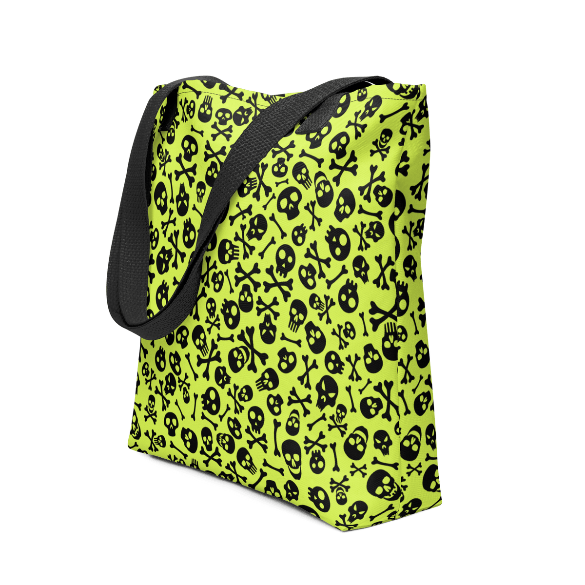 Lime Bones Tote bag