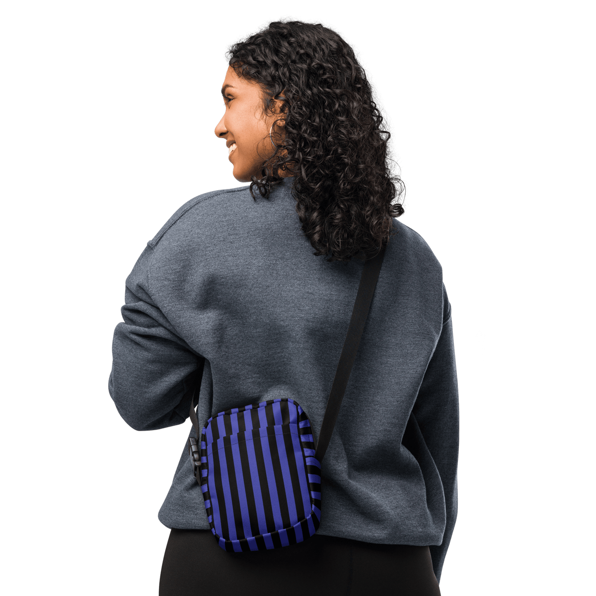 Nevermore Days Striped Crossbody Bag