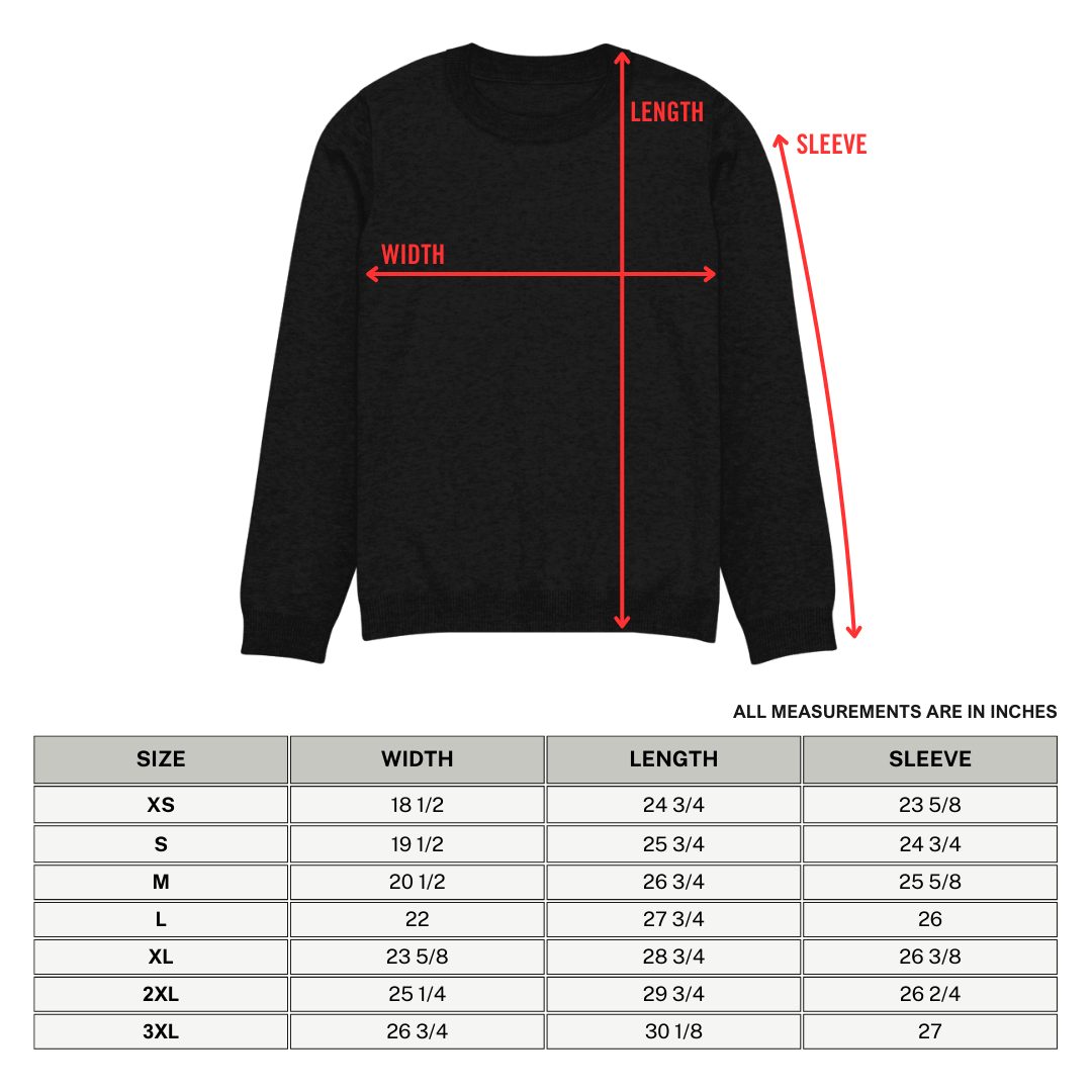 Pugsley Print Knit Crewneck Sweater
