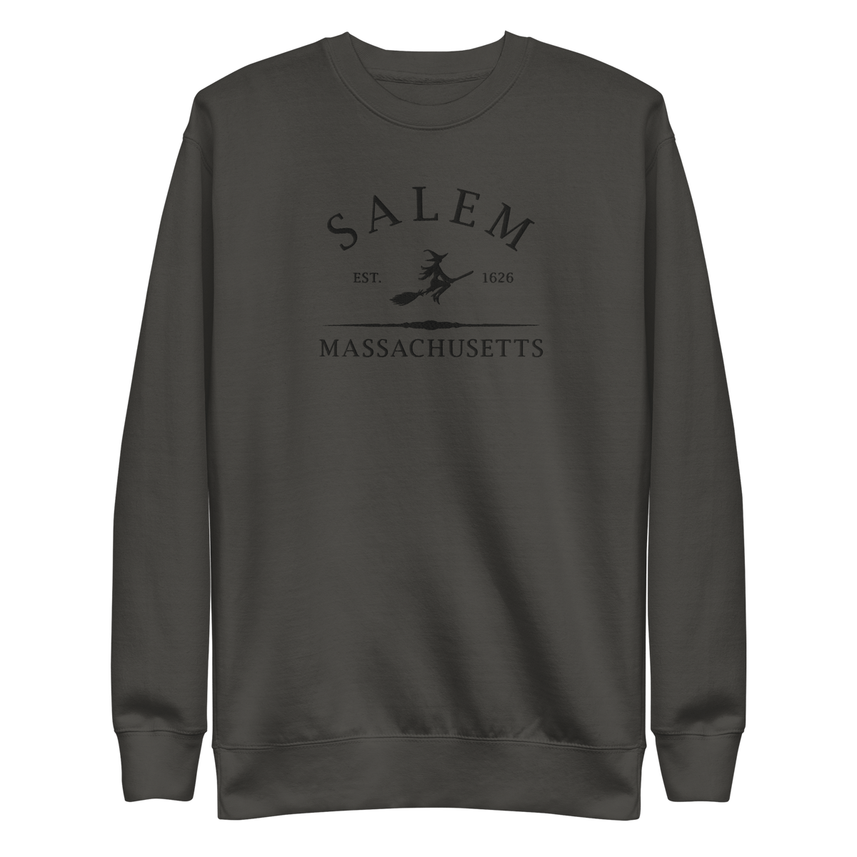 Salem Massachusetts Embroidered Sweatshirt